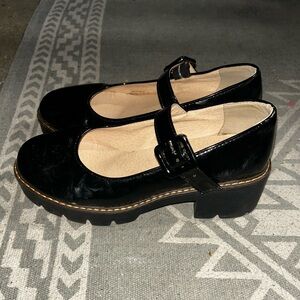 Women’s Black Mary Jane Platform Shoes